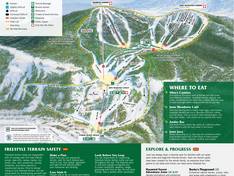 Mappa delle piste June Mountain