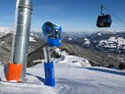 Potente innevamento artificiale allo Spieljoch