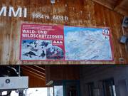 Le zone di protezione forestale e faunistica non possono essere percorse.