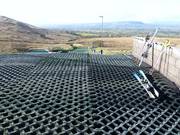 La pista presso la stazione a monte della sciovia