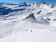Preparazione perfetta delle piste al Flumserberg