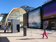 Grande pannello informativo alla stazione a valle della Nebelhornbahn