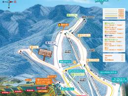 Mappa delle piste Koumi Re-Ex Ski Valley