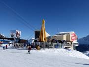 Après-ski allo Schirm presso la Brüggastuba