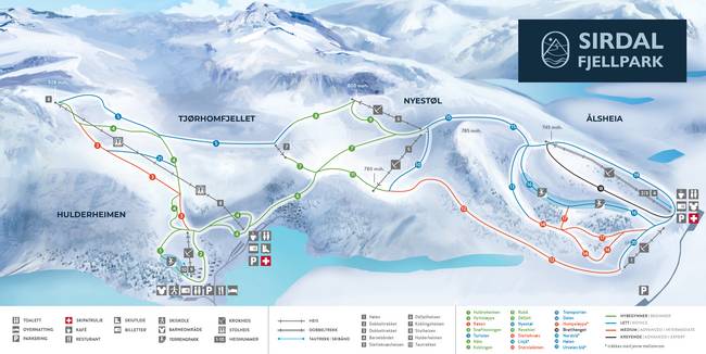 Tjørhomfjellet/Ålsheia Skisenter – Sirdal