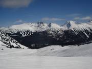 Vista da Whistler Mountain verso il Blackcomb Mountain