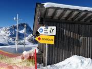 Segnaletica delle piste a Nassfeld