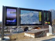 Tabellone informativo a valle