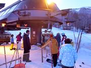 Quando si sale, si viene accolti cordialmente.