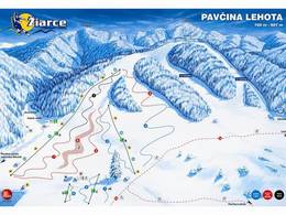 Mappa delle piste Žiarce - Pavčina Lehota