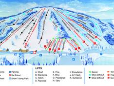 Mappa delle piste Nashoba Valley