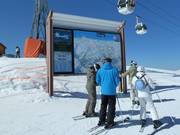 Tabellone informativo al Roche de Mio