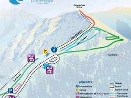 Mappa delle piste Col de Turini/Camp d'Argent