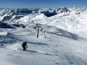 Pista nera al Gletscher Jet