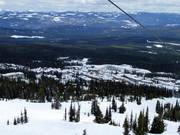 Vista sulle sistemazioni nel Big White Village Centre