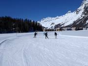 Pista da fondo presso la stazione a valle Furtschellas