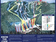 Mappa delle piste Blue Mountain