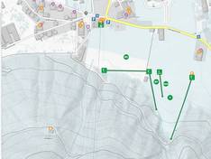 Mappa delle piste Planberg- und Wiesenlifte - Pertisau