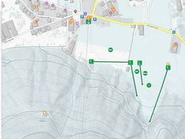 Mappa delle piste Planberg- und Wiesenlifte - Pertisau