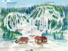 Mappa delle piste Mount Evergreen - Kenora
