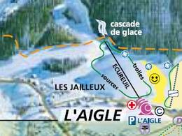 Mappa delle piste Parc de loisirs de l'Aigle - Lans en Vercors