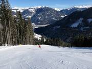 Discesa Geols fino alla stazione a valle della Panoramabahn Geols