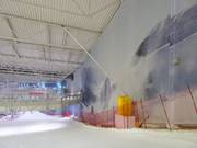 Lancia da neve nella ski hall SNØ vicino a Oslo