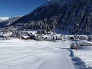 Pista pratica presso la seggiovia Madrisalift nel paese di Gargellen