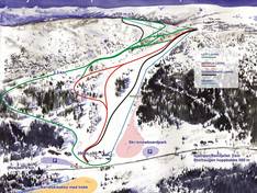 Mappa delle piste Kjemsåsen