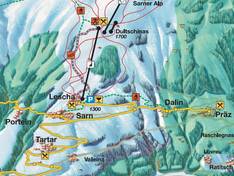 Mappa delle piste Sarn (Heinzenberg)