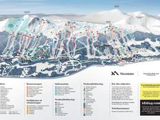 Mappa delle piste Tänndalen