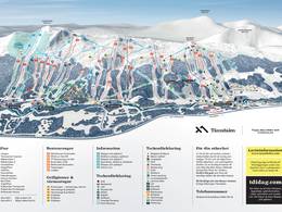 Mappa delle piste Tänndalen