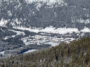 Vista sulle sistemazioni nel Panorama Mountain Village