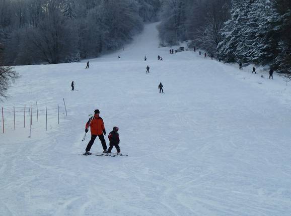 La pista presso l'Hesselberg