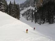 Pista nera presso la seggiovia doppia Mauritz