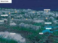 Mappa delle piste Harris Mountains