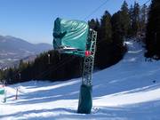 Cannone da neve sulla discesa Kochelberg