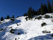 Neve fresca nella parte superiore