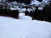 Pista molto ripida Spinale Direttissima