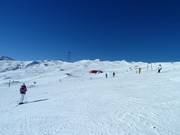 Vista sui snowpark al Crap Sogn Gion