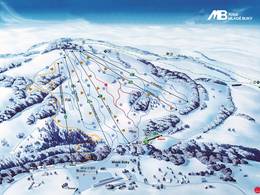 Mappa delle piste Mladé Buky