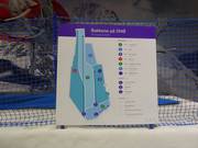 Mappa delle piste alla stazione a monte della seggiovia