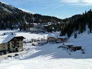 Vista sulle sistemazioni sul versante carinziano