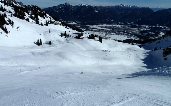 Naturparkregion Reutte: Dimensione dei comprensori sciistici – Dimensione Hahnenkamm - Höfen/Reutte