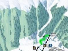 Mappa delle piste Survih - Samedan