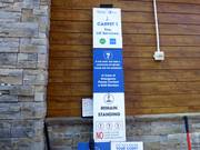 Informazioni all'ingresso degli impianti di risalita