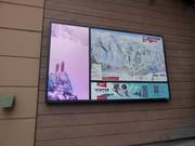 Mappe delle piste digitali nell’area sciistica di Jackson Hole