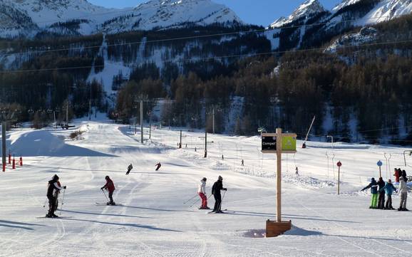 Comprensori sciistici per principianti nella Vallée de la Guisane – Principianti Serre Chevalier - Briançon/Chantemerle/Villeneuve-la-Salle/Le Monêtier-les-Bains