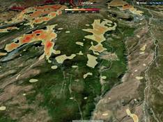Mappa delle piste Nord Freeride