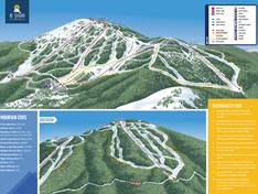 Mappa delle piste Mt. Spokane
